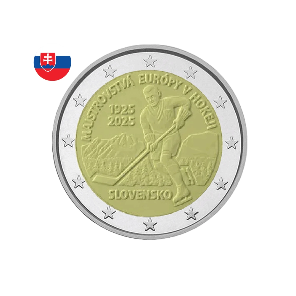 Slovaquie 2025 - 2 Euro Commémorative - 100 ans du premier tournoi sportif international en Slovaquie