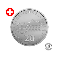 Schweiz 2026 - Genfersee - 20 Franken-Münze - PP