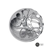Jeux Paralympiques de Paris 2024 - Tennis Fauteuil - Monnaie de 10 Euros Argent - BE 2021