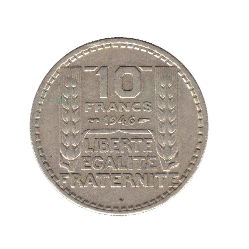 10 francs - Turin - France - 1945-1949