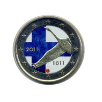 Finlande 2011 - 2 Euro Commémorative - Banque finlandaise - Colorisée