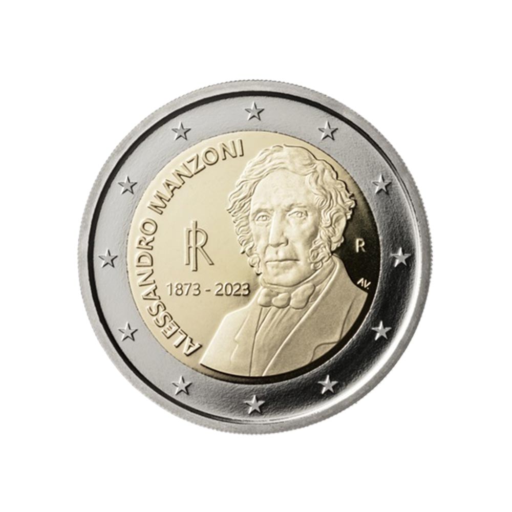 Italie 2023 - 2 Euro Commémorative - 150e anniversaire de la disparition de Alessandro Manzoni - BE