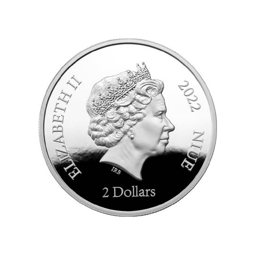 My Loyal Friend Happy - Monnaie de 2$ Argent - BE 2022
