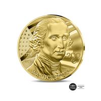 Washington - Lafayette - Monnaie de 200 Euros 1 Oz Or - BE 2026