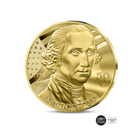 Washington - Lafayette - Monnaie de 50 Euros ¼ Oz Or - BE 2026