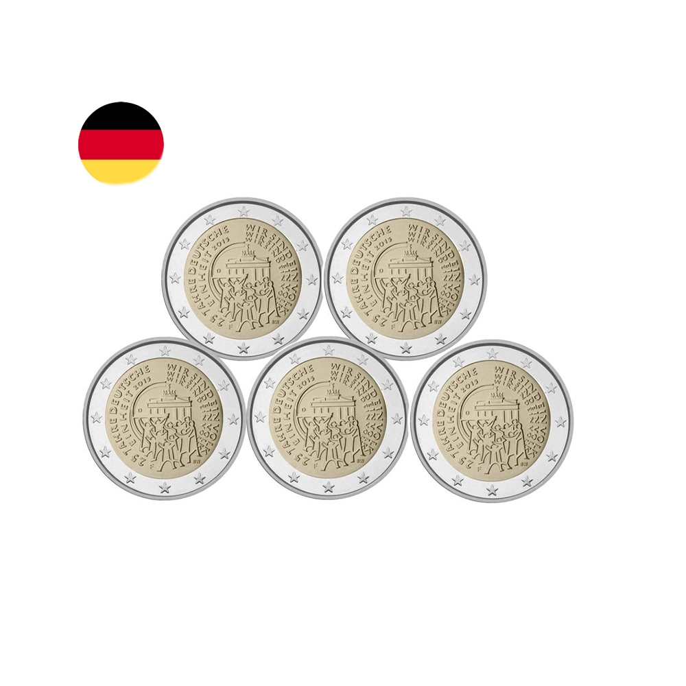 Allemagne 2015 - 2 Euro Commémorative - Réunification Allemande