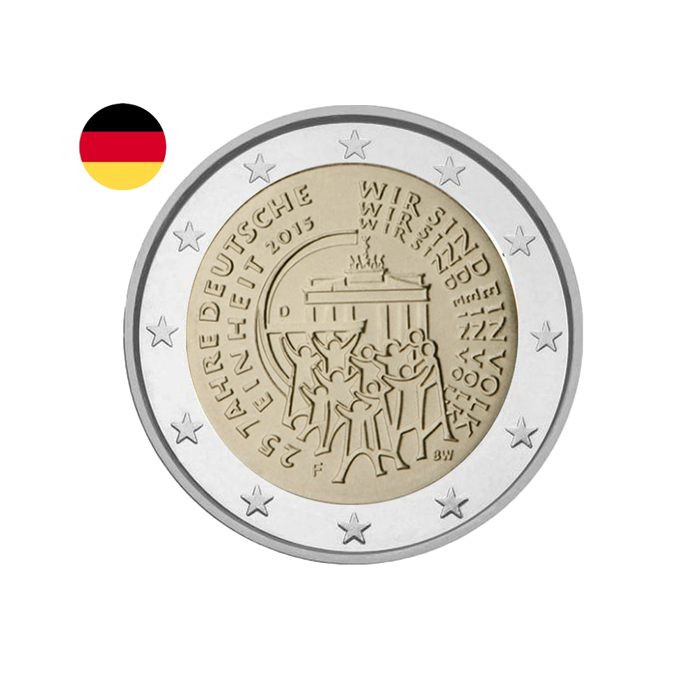 Allemagne 2015 - 2 Euro Commémorative - Réunification Allemande