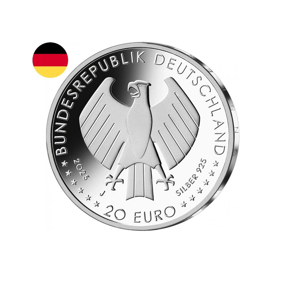 Allemagne 2025 - 20 Euros commémorative - Chemnitz - Capitale européenne de la culture 2025