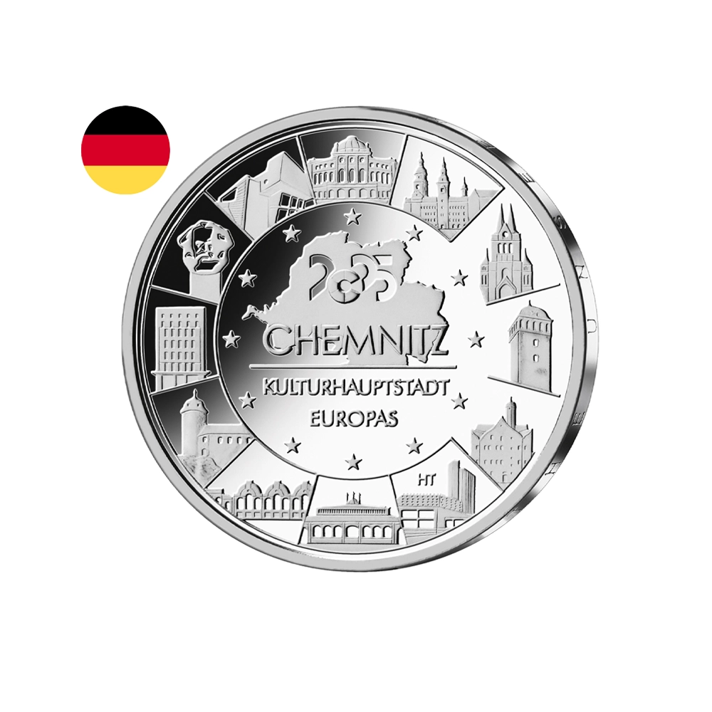 Allemagne 2025 - 20 Euros commémorative - Chemnitz - Capitale européenne de la culture 2025