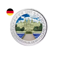 Allemagne 2007 - 2 Euro Commémorative - Château de SCHWERIN - Colorisée