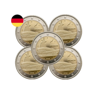 Allemagne 2026 - Lot des 5 ateliers - 2 Euros commémorative - Brême - Maison du climat