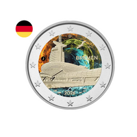 Allemagne 2026 - 2 Euros commémorative - Brême - Maison du climat - Colorisée