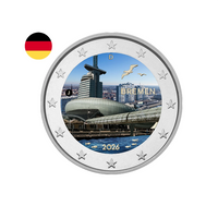 Allemagne 2026 - 2 Euros commémorative - Brême - Maison du climat - Colorisée