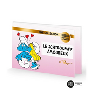 Les Schtroumpfs 2020 - Amoureux - Monnaie de 50 Euros Argent - Colorisée