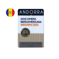 Andorre 2020 - 2 Euro Commémorative - Sommet ibéro-américain - BU