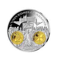 Frappe en Argent pur - 2000 ans d'histoire monétaire française - Angelot d'Or Louis XI