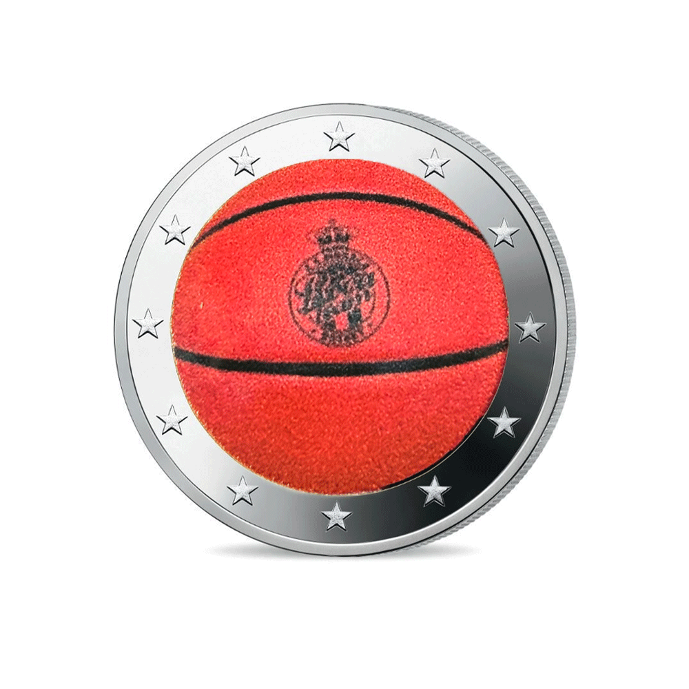 AS Monaco Basket - Roca Team - 2 Euro Commémorative - Colorisée