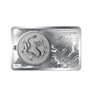Bullion Dragon - Monnaie de 10 Yuan 3 Oz Argent - BE2026