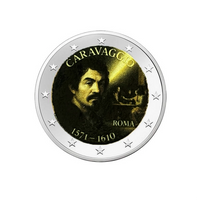 Caravaggio - 2 Euro Commémorative - Colorisée