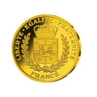 Frappe en or pur - Nos Grands Hommes - Charles de Gaulle - 1890-1970