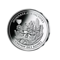 Frappe en argent pur - La France Victorieuse - Le Chemin des Dames