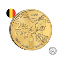 Belgique 2026 - Cheval de trait - Monnaie de 2 ½ Euros - BU