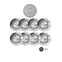 D-Day et V-E Day - Coffret 8 monnaies de 10€ BE - 2024/2025 + 10€ VF