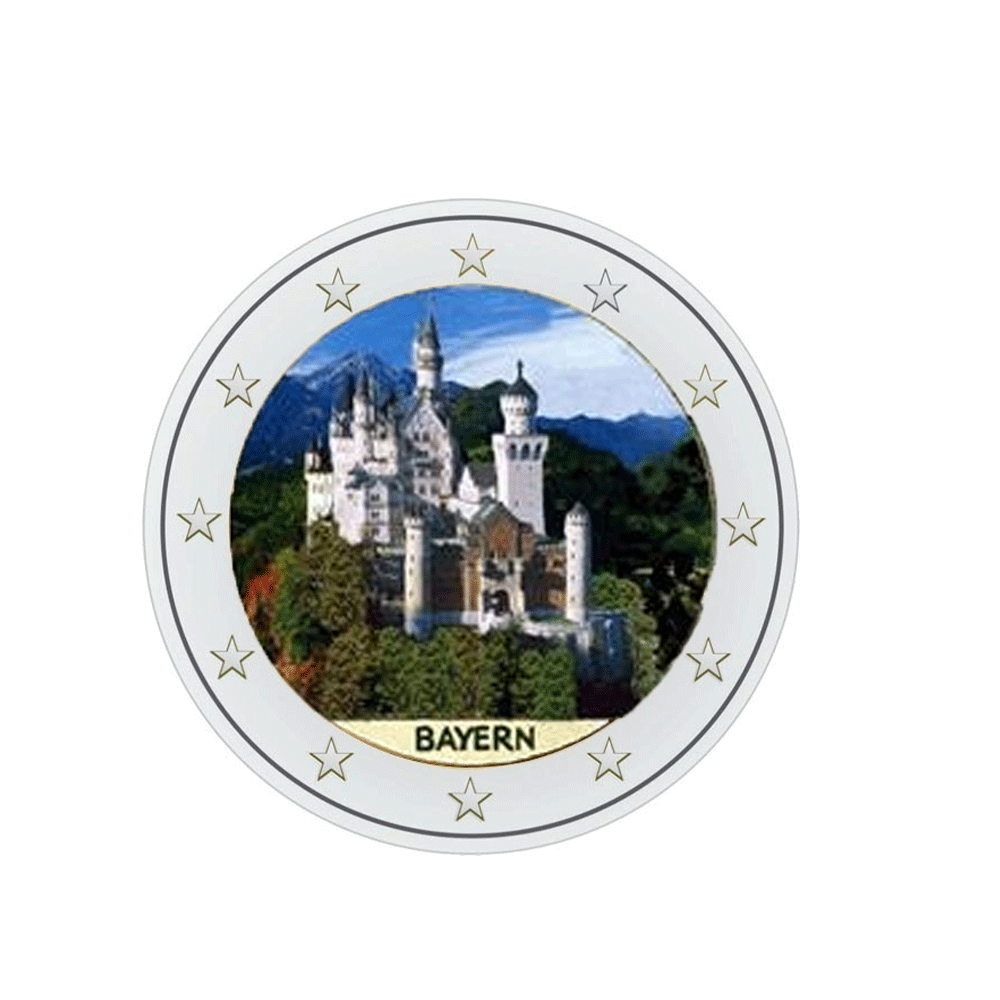 Allemagne 2012 - 2 Euro Commémorative - Bavière - Colorisée