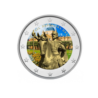 Croatie 2025 - 2 Euro Commémorative - 1100ème anniversaire du Royaume de Croatie et du couronnement du roi Tomislav - Colorisée
