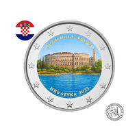 Croatie 2025 - 2 Euros Commémorative - Grad Pula - Arena - Colorisées