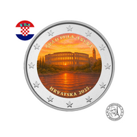 Croatie 2025 - 2 Euros Commémorative - Grad Pula - Arena - Colorisées