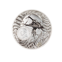 Relique Jurassique - Carcharodontosaurus - Monnaie de 5 Dollars - BE 2026