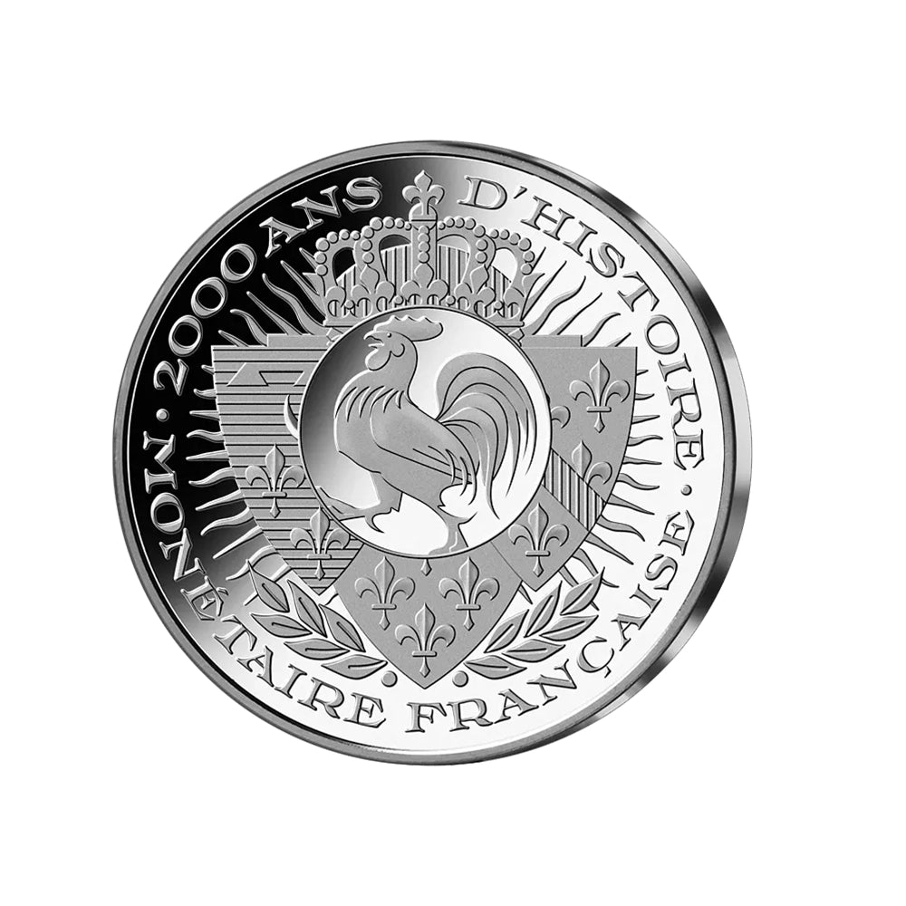 Frappe en Argent et en Or pur - Douzain aux deux H en hommage à Henri III - 1575