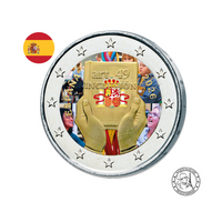 Espagne 2026 - 2 Euro Commémorative - Modification de l'article 49 de la Constitution pour l'inclusion des handicapés - Colorisée (variantes disponibles)