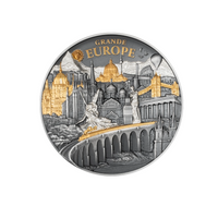 Hidden Treasure - Grande Europe - Monnaie de 20 Dollars - Antique Finish 2025