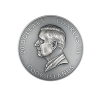 Hidden Treasure - Grande Europe - Monnaie de 20 Dollars - Antique Finish 2025