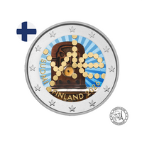 Finlande 2026 - 2 Euro Commémorative - 100 ans de la radiodiffusion finlandaise - Colorisées