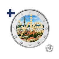 Finlande 2026 - 2 Euro Commémorative - 100 ans de la radiodiffusion finlandaise - Colorisées