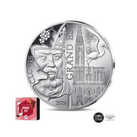 Les Régions 2026 - Grand Est - Monnaie de 5 Euros Argent - BE