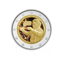 Grèce 2025 - 2 Euro Commémorative - 100ème anniversaire de Mikis Theodorakis - Colorisée