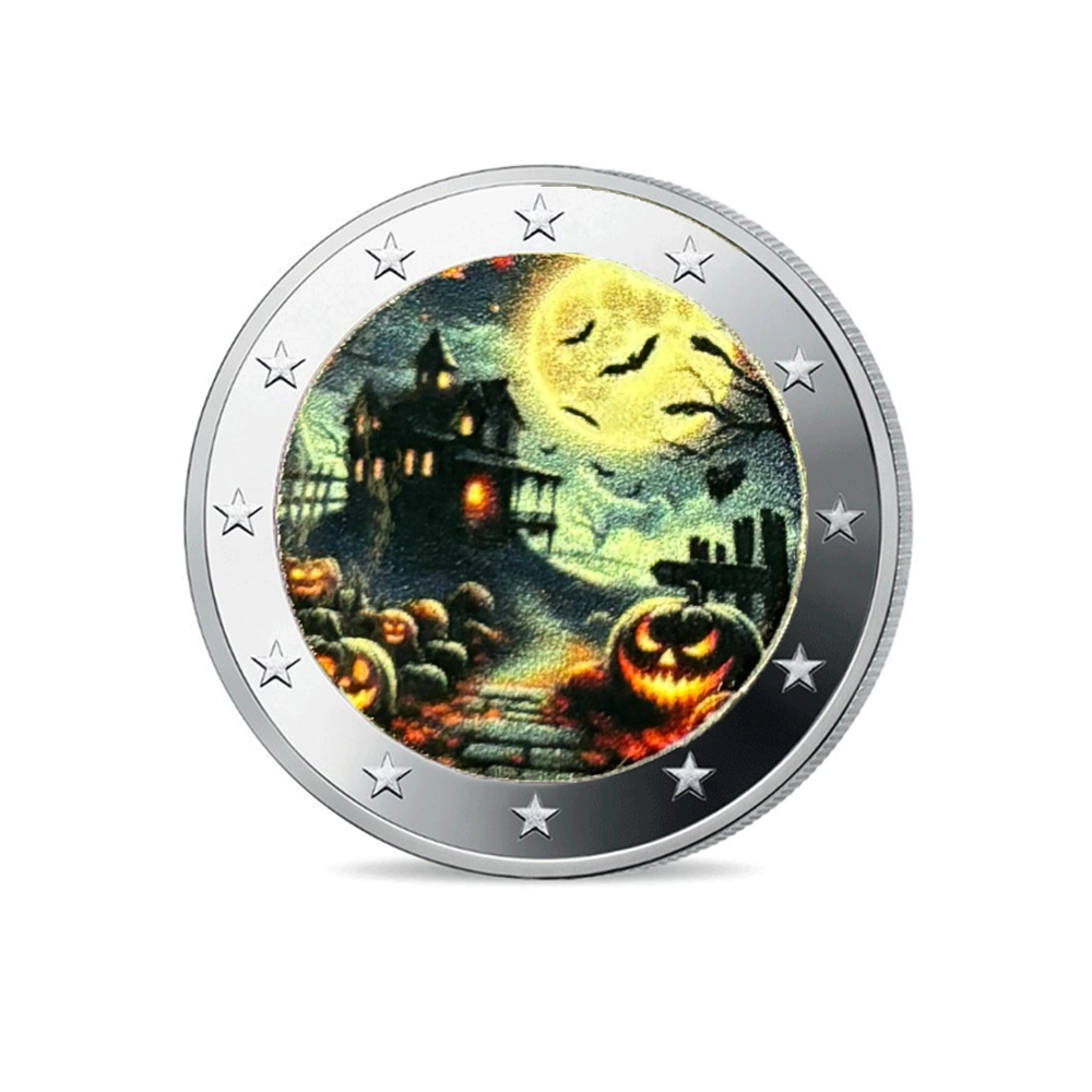 Halloween 2025 - 2 Euro Commémorative - Variantes disponibles - Colorisée