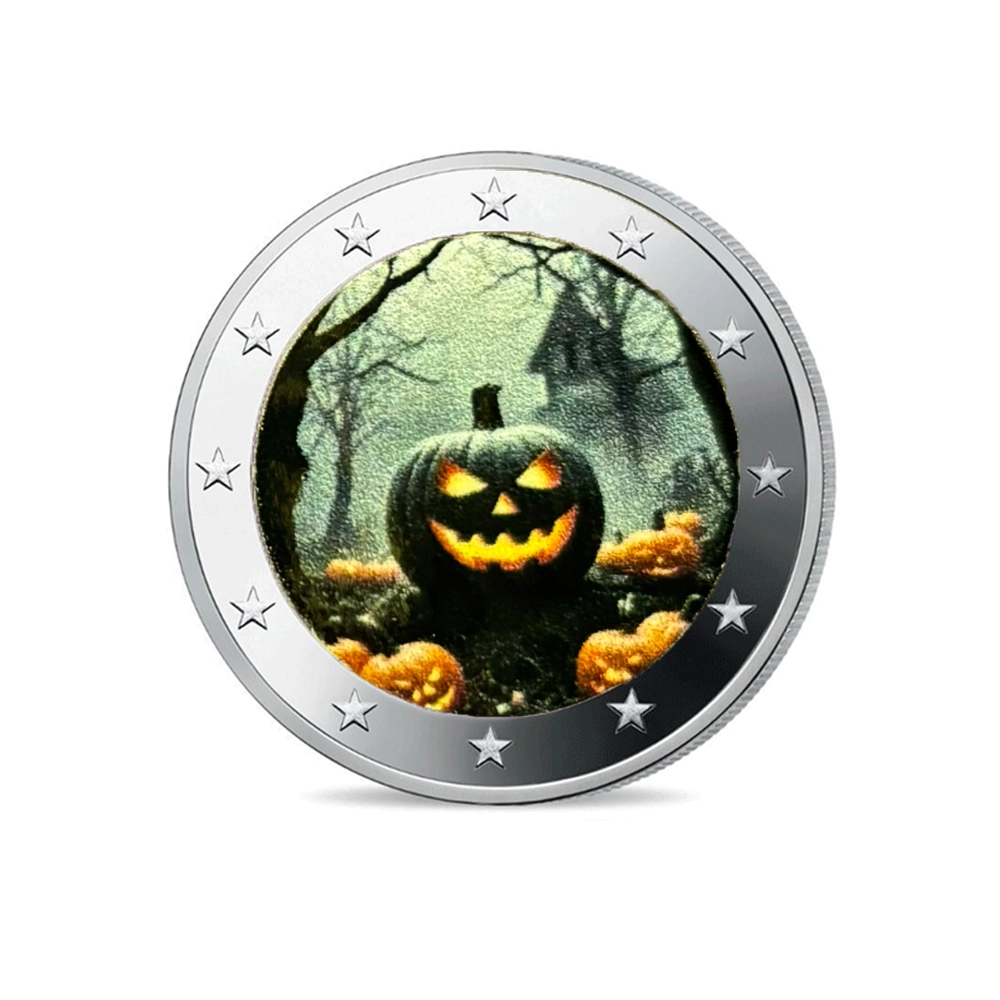 Halloween 2025 - 2 Euro Commémorative - Variantes disponibles - Colorisée