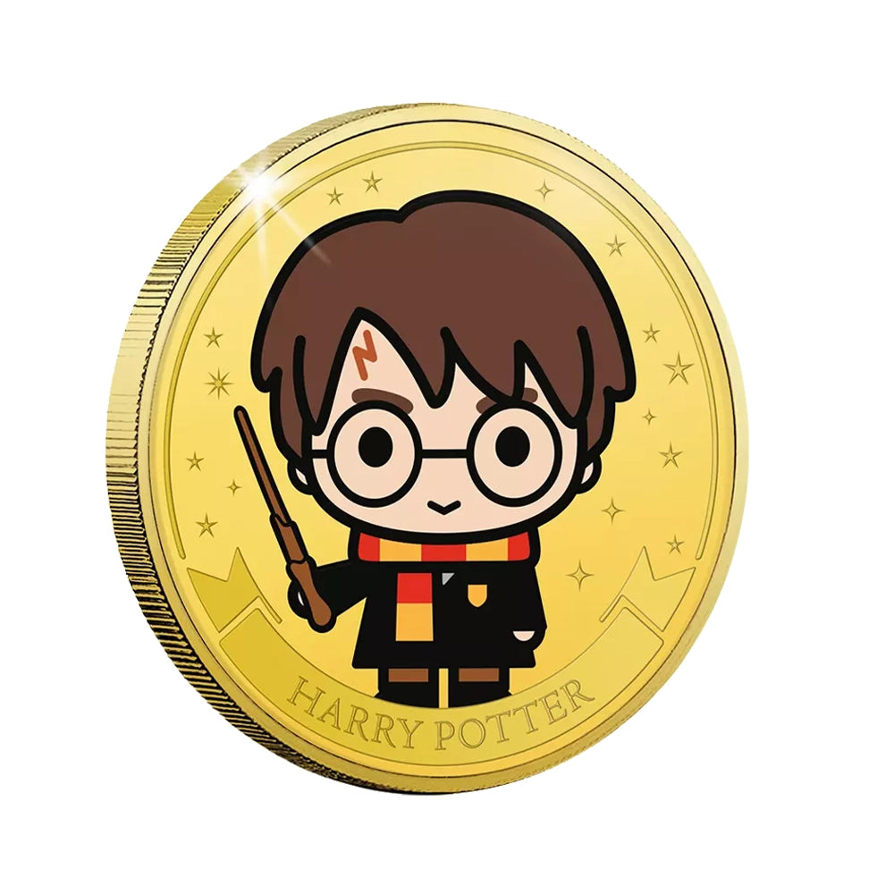 Frappe dorée à l'Or pur - Harry Potter™ - Chibi