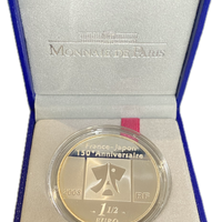 Relations Diplomatiques France-Japon - Tableau Français - Monnaie de 1,50€ Argent - BE 2008