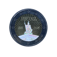 Irlande 2016 - 2 Euro Commémorative - Insurrection de Pâques - Colorisée