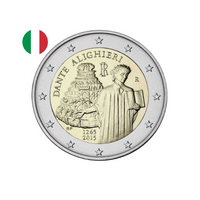 Italie 2015 - 2 Euro Commémorative - 750ème anniversaire de Dante Alighieri