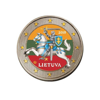 Lituanie 2015 - 2 Euros Commémorative - Monnaie de circulation (liberté) - Colorisée
