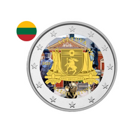 Lituanie 2025 - 2 Euro Commémorative - Région Ethnographique Mažoji - Colorisée