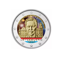 Luxembourg 2025 - 2 Euros Commémorative - 25 ans de Règne du Grand-Duc Henri - Colorisée (variantes disponibles)