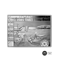 Chefs d'œuvre des musées 2021 - La Persistance de la Mémoire - Monnaie de 50 Euros Argent - BE